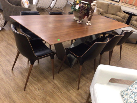 Modani Vittore Wood & Metal Dining Table