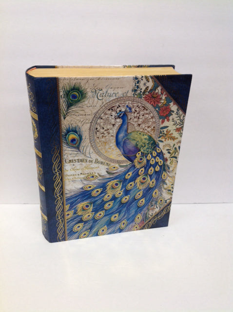13x11 Faux Book w/Peacock