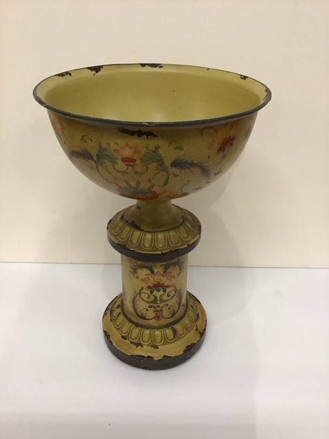 12"H 8"Rd Jardiniere on a Pedestal