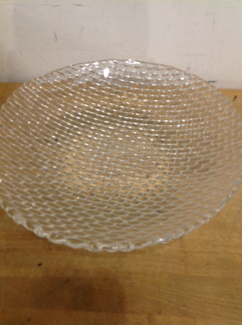 Bowl- 12" Clear Glass