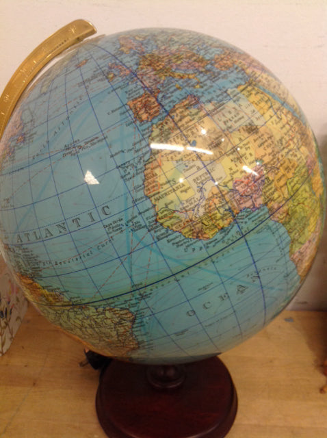 19" World Globe Light