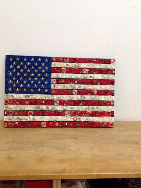 21x32 American Flag Susan David