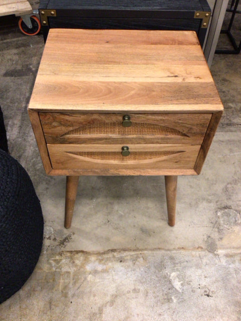 Wood & Cain Two Drawer Nightstand