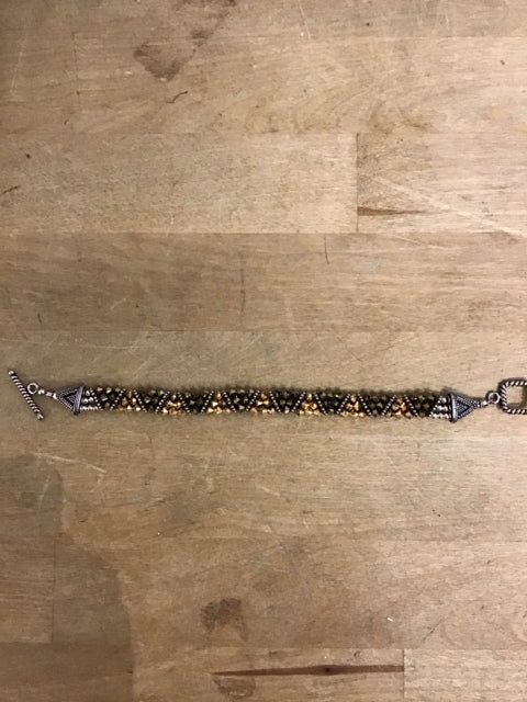 Beaded Topaz Crystal Bracelet