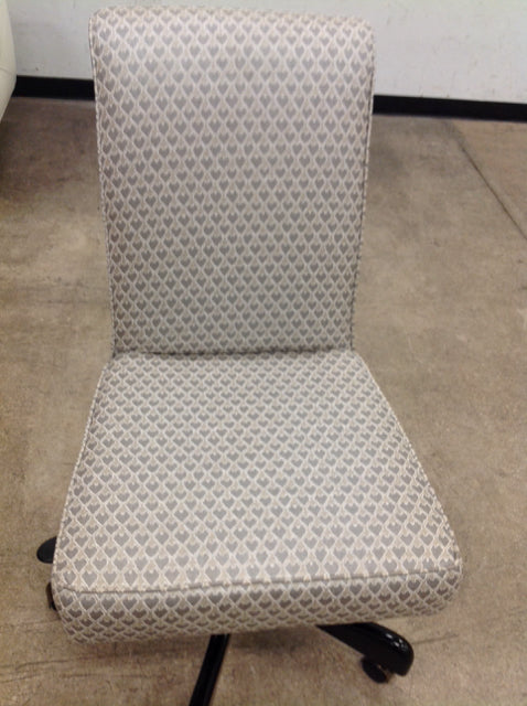 Desk Chair- Ballard Grey Fabric Adjustable Swivel