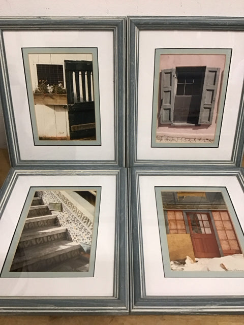 Set Of 4  9.5"x11" Collection Of Architectual Art