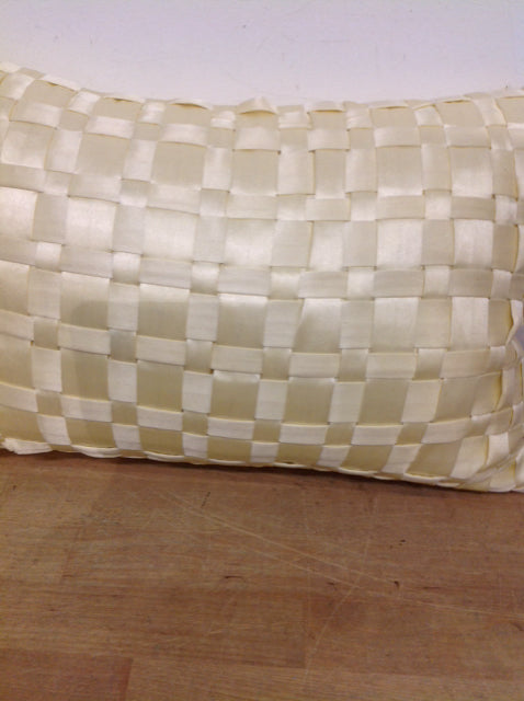 Pillow- 16" Yellow Satin Weave