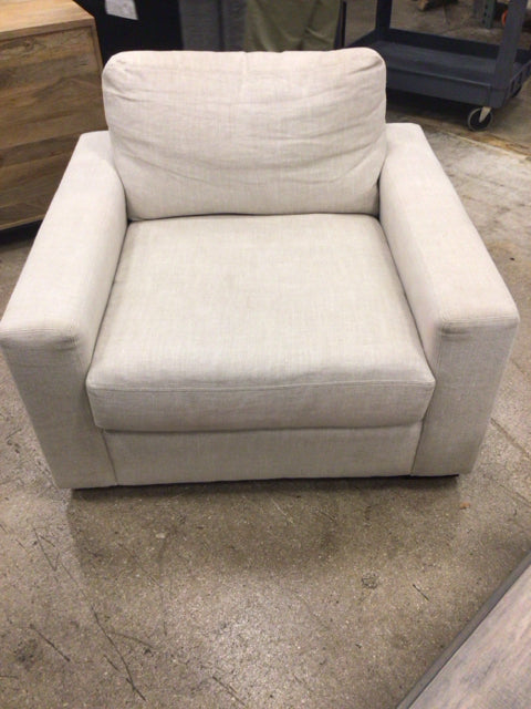 RH Cream Linen Armchair