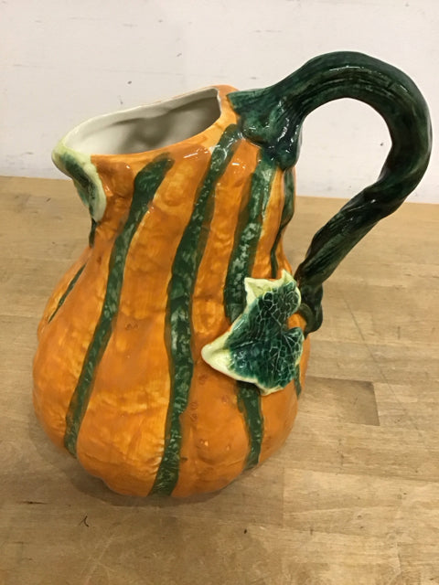 9" Pacific Rim Large Ceramic Gourd Pitcher