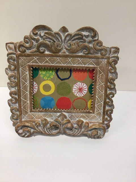 3x5 Fleur de Lis Resin Picture Frame