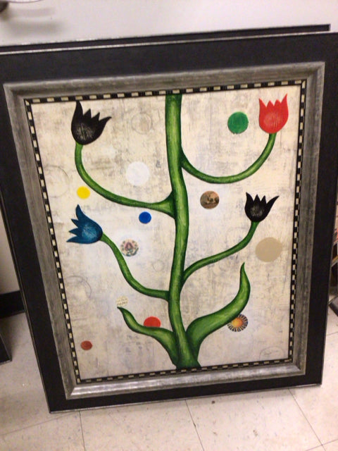 Multi Color Tulip Art