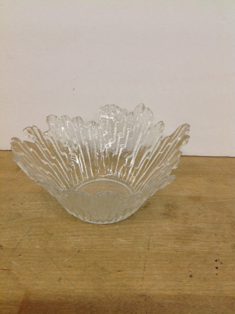 6" Etched Glass Bowl