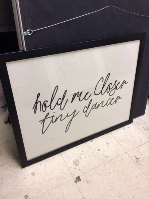 25 3/4" X 19 7/8" Hold Me Closer Framed Wall Decor