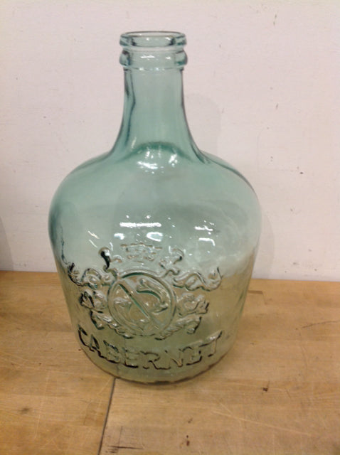 17" Vintage Cabernet Glass Jug