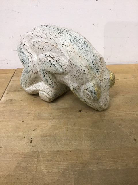 10"x6.5" Frog Stone Like Resin