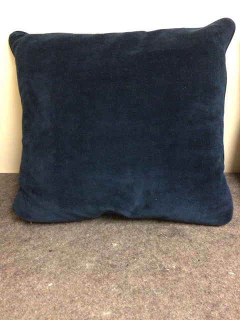 Dark Blue Fabric Pillow