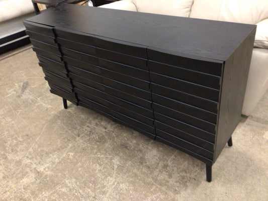 Black Four Door Media/Buffet
