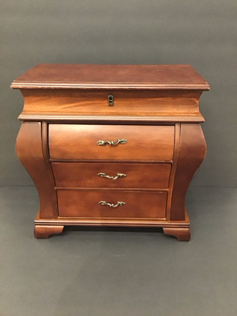 14x14 Brown Wood Jewelry Box