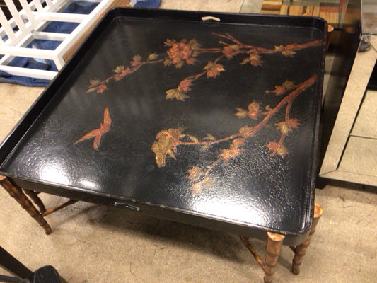 43" Square Asian Style Coffee Table