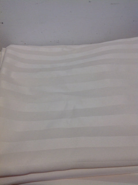 Tablecloth- Large Round Cream Stripe