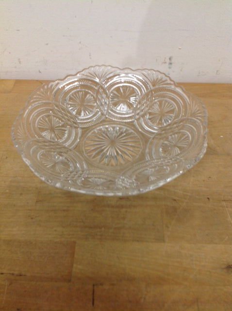 9" Cut Crystal Bowl