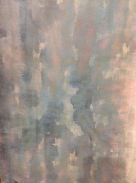 44" X 60" Uttermost Aqua Abstract Canvas