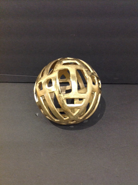Gold Metal Orb