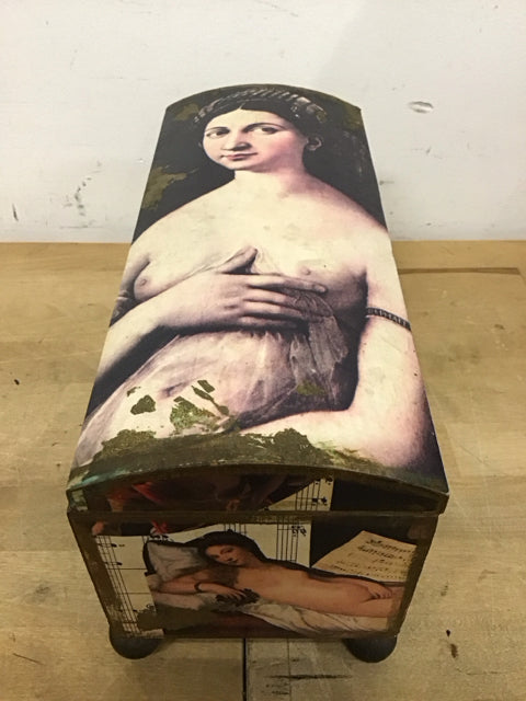 11.5"x5" Renaissance Decorative Wooden Box