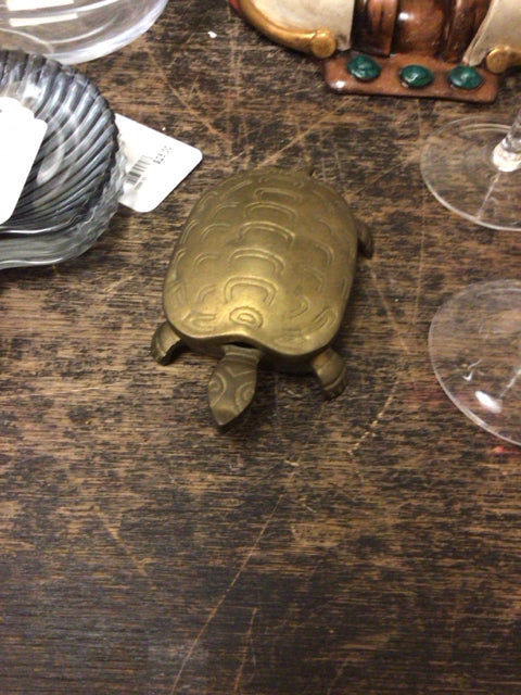 Brass Turtle W/Lid