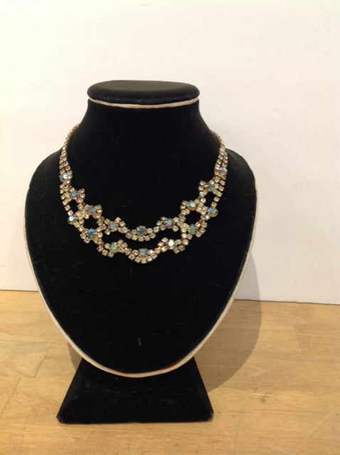 Multi-Colored Beaded/Rhinestone Necklace