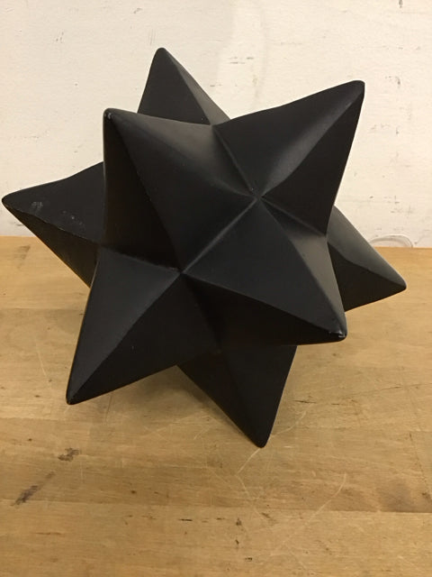 6" Black Star Decorative Art