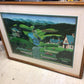 AS-IS 50 1/2" X 39" Jim Buckels "Trouble At Walnut Ridge" Framed Lithograph