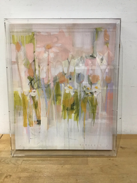 16x21 Shadow Box Tulips