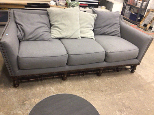 Tommy Bahama Custom Grey Fabric Sofa