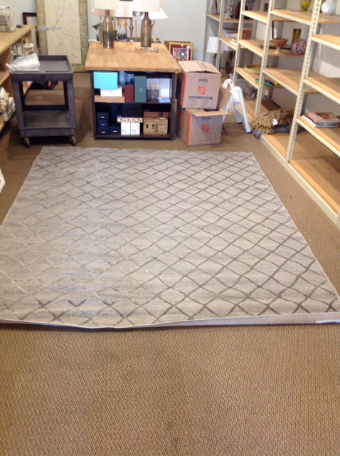 8'x10' Theoni Grey Abstract Lattice Rug – Encore Interiors, a ...