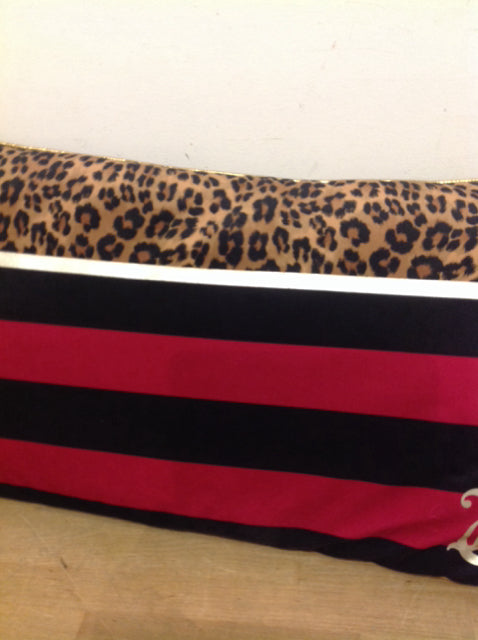 Pillow- 24" Juicy Couture Leopard Stripe