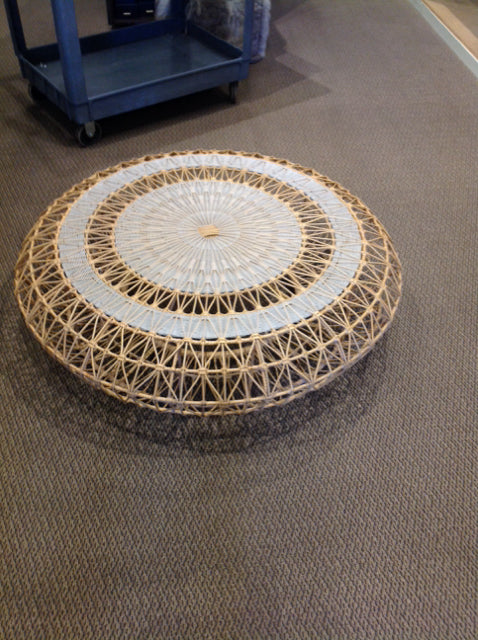 47" Dreamcatcher 120 Woven Ottoman