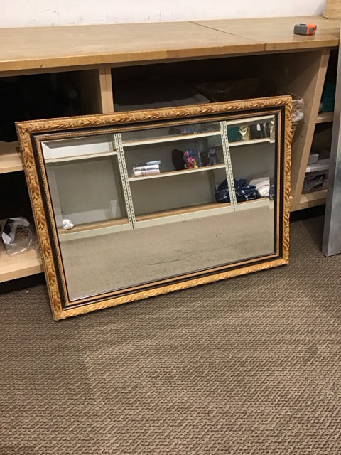 41x30 Framed Beveled Mirror