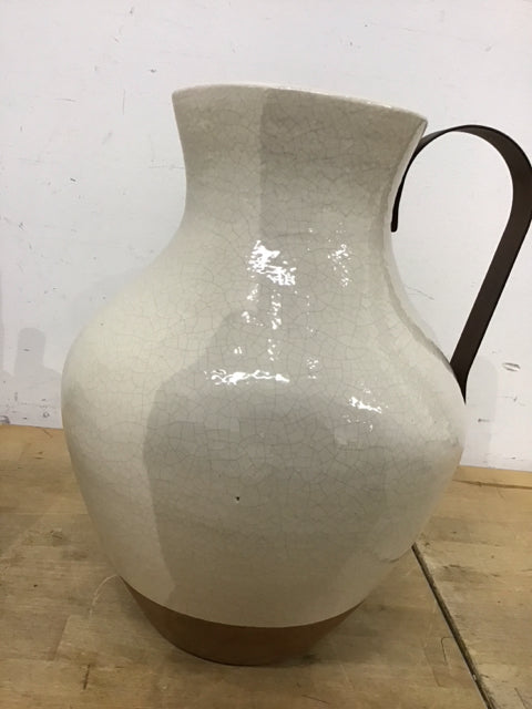 13" PB Ceramic Crackled Pitcher