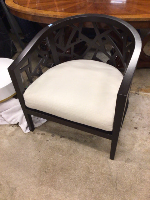 Crate & Barrel Curved Back Chair