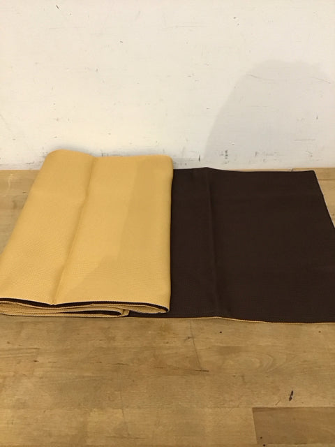 Brown & Gold Two Sided Runner