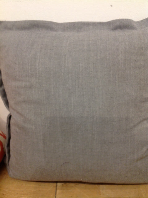 Pillow- 20" Grey Linen