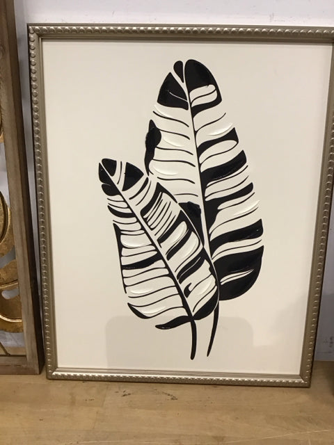 16"x20" Banana Leaf Art