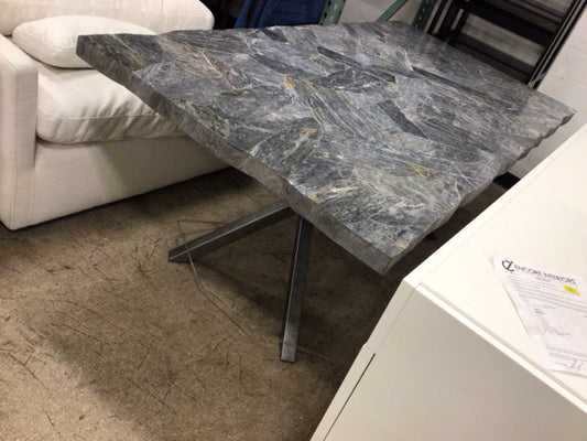 74" Arhaus Petra Stone Top Dining Table