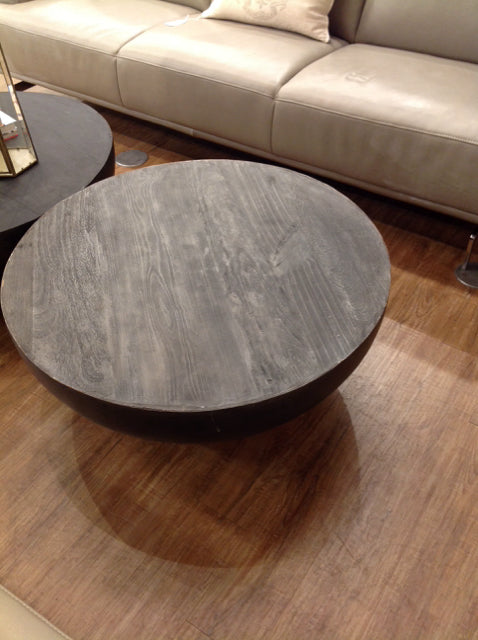 Caswell Metal Round Charcoal Coffee Table