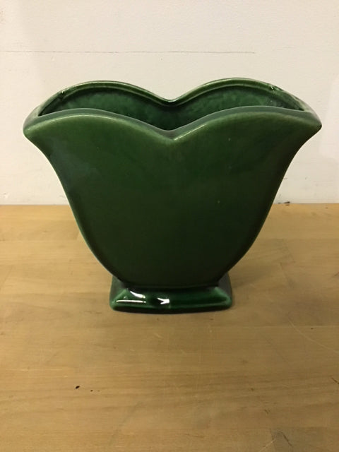 6"x7" Green McCoy Tulip Vase