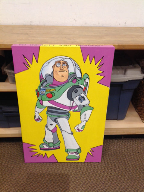 24x36 Gallery Wrapped Buzz Lightyear Painting on Canvas