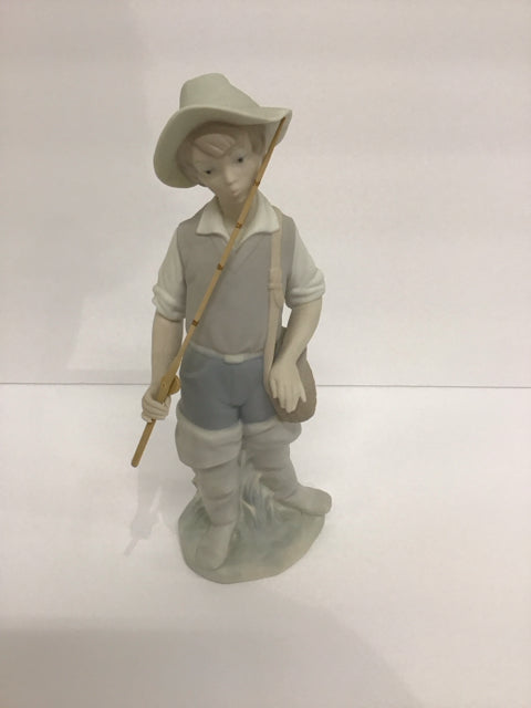 Lladro 9" Fisherman