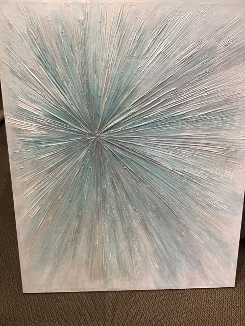 Z Gallerie 50"x40" Abstract Art