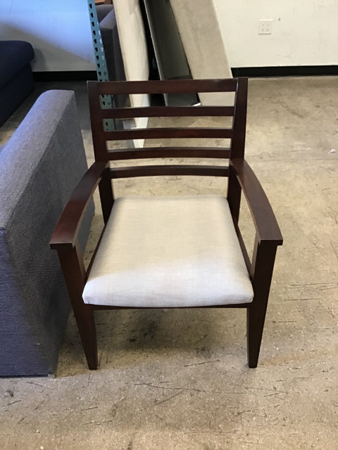 Casana Fabric and Wood Accent Chair